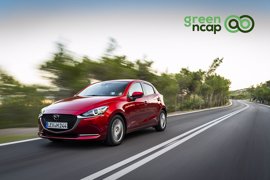 Excelente puntuación Green NCAP del Mazda2, gracias a su eficiencia energética en condiciones reales